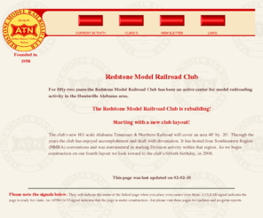 rmrrc.net: Redstone Model Railroad Club
Our Web site reports the club's history and current activity. Download our monthly photo packed newsletter and browse our Links page.