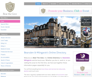 bearthegree.co.uk: Bearsden & Milngavie Local Online Directory - Bear the Gree
Bear the Gree, Glasgow's Bearsden and Milngavie's local online directory. Bearsden Cross, Milngavie Town Centre, local information guide and business listings directory.