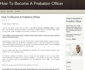 howtobecomeaprobationofficer.com: How To Become A Probation Officer
Crime is a complex issue, and becoming a probation officer includes an intensive interview and selection process. Learn how to become a probation officer with this full guide.