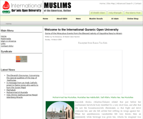 iqou-moa.org: International Quranic Open University - Home
IQOU - International Quranic Open University, under the leadership of His Eminence, El Sheikh Syed Mubarik Ali Shah Gilani Hashimi, al-Hasani al-Husaini