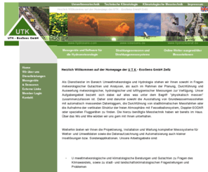 wind-lidar.com: UTK - EcoSens GmbH ... Startseite
Startseite der UTK-Klima Consult GmbH Zeitz,
Umweltmeteorologie
Technische Klimatologie
Klimatologische Messtechnik