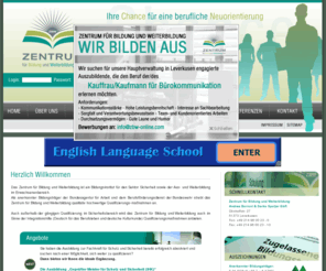 zbw-online.com: Zentrum für Bildung und Weiterbildung GbR
Das Zentrum für Bildung und Weiterbildung ist ein Bildungsinstitut für den Sektor Sicherheit sowie der Aus- und Weiterbildung im Erwachsenenbereich.