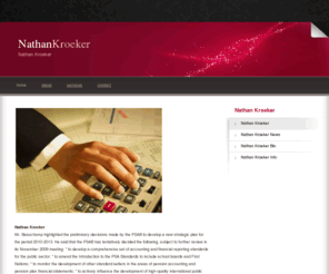natahnkroeker.net: Nathan Kroeker
Nathan Kroeker, A large number of countries and world organizations (such as the OECD, NATO and INTERPOL) have adopted, or will be adopting, International Public Sector Accounting Standards. 