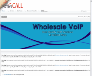 activecall.org: Enterprise
Joomla! - the dynamic portal engine and content management system