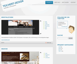 teichert-design.de: Teichert-Design | Webdesign & Development aus München
Full-Service Webdesign, Webentwicklung, Konzeption und Beratung. Ich bringe Sie professionell ins Internet.