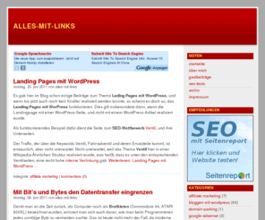 alles-mit-links.de: alles-mit-links | SEO mit Links
alles-mit-links WordPress Blog über WordPress, Plugins, Suchmaschinen Optimierung, und viele andere Themen zu WordPress, Internet und Links und andere Themen.