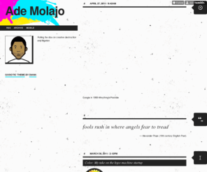 flexluthor.com: Ade Molajo
Rolling the dice on creative destruction and litigation