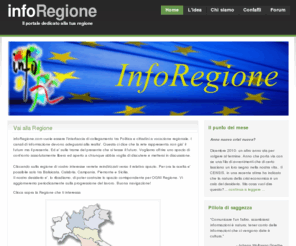 inforegione.com: Inforegione.com - Il portale dedicato alla tua regione
L'interfaccia web tra Politica e cittadini, Regione per Regione.