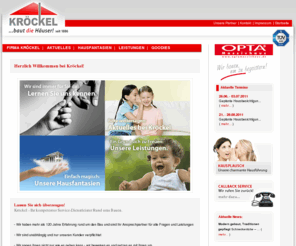 kroeckel-wohnbau.de: Kröckel Bau GmbH & Co. KG - Kröckel baut die Häuser!
Kröckel Bau GmbH & Co KG