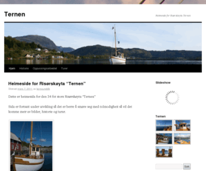 ternen.com: Ternen | Heimeside for Risørskøyta Ternen
