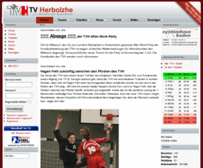 tvh-online.de: TV Herbolzheim - Abteilung Handball - Home
TVH Online - Alles zur Handballabteilung des TV Herbolzheim