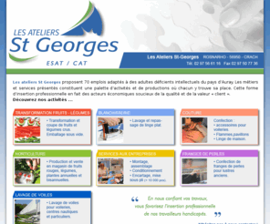 ateliers-st-georges.com: Les Ateliers St Georges ESAT - CAT  56 CRACH
 