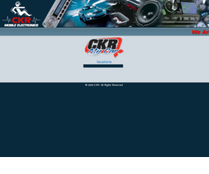 ckrme.com: CKR We Are Car Stereo!
Central Alabama's source for serious sound since 1980, CKR has grown into the largest mobile electronics retailer in the state of Alabama.