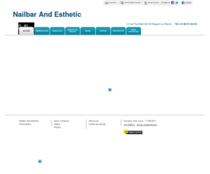 nailbarandesthetic.com: Manucure - Nailbar And Esthetic à Nogent sur Marne
Nailbar And Esthetic - Manucure situé à Nogent sur Marne vous accueille sur son site à Nogent sur Marne