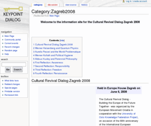 wikeypodia.org: Category:Zagreb2008 - Key Point Dialog
