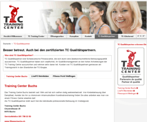 qualitaetspartner.ch: TC TRAINING CENTER | Qualitätspartner - Partenaire de qualité - Partner di qualità
TC Qualitätspartner sind Schweizerische Fitnesscenter, die sich durch eine überdurchschnittliche Betreuungsqualität auszeichnen. TC Qualitätspartner haben sich verpflichtet, ihr Qualitätsmanagement an den hohen Anforderungen der TC Training Center auszurichten und nehmen aktiv daran teil. Kunden von TC Qualitätspartnern geniessen ein Trainingsrecht in den Standorten der TC-Gruppe.