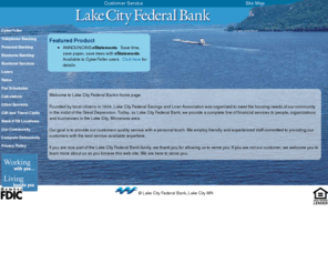 lcfederal.org: Lake City Federal Bank
