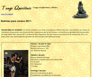 tangoqueretaro.com: Tango en Querétaro México - Tango
Querétaro
Clases y eventos de tango en Querétaro. Informes sobre prácticas en otras ciudades de México.