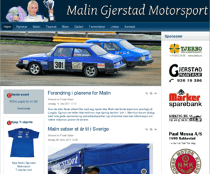 malin-gjerstad.com: Malin Gjerstad Motorsport
Joomla! - dynamisk portalmotor og publiseringssystem