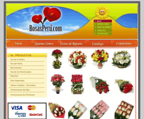 rosasperu.com: ROSAS PERU, ENVIO DE ROSAS, FLORES, REGALOS, PELUCHES, CHOCOLATES, DELIVERY, LIMA PERU
Envio de Rosas y Flores Delivery, Lima Metropolitana y Provincias, Envio de Tortas, Chocolates, Chocotejas, Peluches  ... Llamenos VISITANOS.