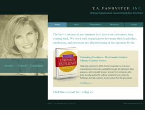 teriyanovitch.com: Customer Service Expert and Former Disney Trainer and Speaker Teri  Yanovitch
Through workshops and individual training, consultant and speaker Teri Yanovitch works with businesses to define a strategic improvement approach to gain a competitive edge by enhancing their customer service.