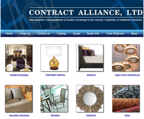 contractalliance.com: Contract Alliance
Multi-line manufacturers' rep agency for designers serving the hotel, hospitality, healthcare, assisted living & restaurant industries.