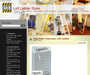 loftladderstore.com: Timber Loft Ladders | Aluminium Loft Ladders | Concertina Loft Ladders | Folding Loft Ladders - FREE UK DELIVERY
Loft Ladders of all types in stock. Aluminium, concertina, timber, folding, full loft access kits all with free UK delivery. Leading manufacturers Abru, Youngman, Lyte, Blue Seal and Titan all available now.