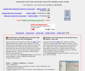 server-met.de: server.met server met server-met server list edonkey server emule
server.met server met server-met server list edonkey server emule