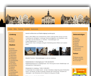 stadtrundgang-lueneburg.de: Lüneburg - Lüneburger Sehenswürdigkeiten und Stadtteile
Auf stadtrundgang-lueneburg.de finden Sie Bilder und Informationen über die Hansestadt Lüneburg. Die wichtigsten Sehenswürdigkeiten und alle Stadtteile werden vorgestellt und mit vielen Bildern dokumentiert. Ausserdem erhalten Sie aktuelle Termine zu Veranstaltungen in Lüneburg und Umland. Viel Spass beim Stadtrundgang in Lüneburg.