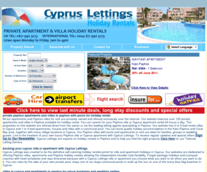 villas-paphos.com: Cyprus Villas in Paphos - Paphos Villas for Holiday Rentals
Wide selection of Cyprus Villas in Paphos, Coral Bay Villas, Limnaria Gardens apartments, Paphos villas with private pools. Over 125 properties to choose from.