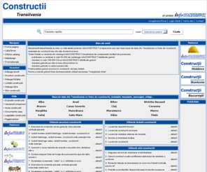 constructii-transilvania.ro: Transilvania-constructii, materiale de constructii, case la rosu, centrale termice, firme de constructii ...
Firme de constructii lemn instalatii pvc materiale gresie termopane tamplarie constructii case usi centrale firmele de constructii pe judete stiri constructii
								  