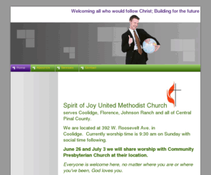 spiritofjoyumc.com: Home - Spirit of Joy UMC
A WebsiteBuilder Website