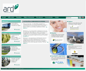 a-r-d.fr: ARD
ARD - Agro-industrie Recherches et Développement - Centre référent d´innovation et de valorisation du végétal, au cur de la bioraffinerie de Bazancourt-Pomacle (France)