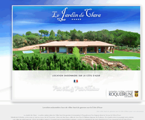 jardinclara.com: Le Jardin de Clara : Location saisonnière luxe de villa haut de gamme sur la côte d'azur
Le Jardin de Clara vous propose une location saisonnière de villas haut de gamme à Roquebrune-Sur-Argens dans le Var sur la Côte d'Azur.