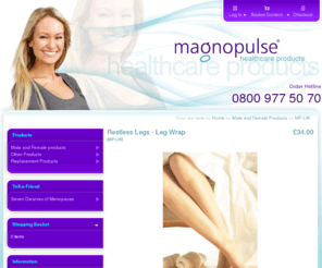 restlesslegs-uk.com: Restless Legs - Magnetic Therapy Products from Magnopulse LTD - Restless Legs - Leg Wrap
Restless Legs - Leg Wrap from Magnopulse LTD. Specialists in Drug-Free Pain Relief and Holistic Magnetic Therapy. Our company is unique, it is continually researching and developing new and better ways to improve it's ability to help relieve pain.