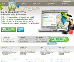 rout-planner.com: Route planner experts, Route planning Multiple addresses | MyRouteOnline
Web-Based Route Planner for route planning multiple addresses online. Optimize your service and delivery routes and plan the best route up to 250 stops.