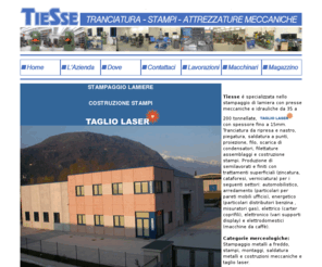 tiessesnc.com: Tiesse Snc di Tocalli Daniele e Michele - Tranciatura, Stampi, Attrezzature Meccaniche - Morbegno (SO)
