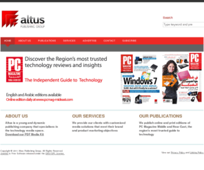 altus-publishing.com: Altus Publishing Group
Altus Publishing Group | The Middle and Near East's most dynamic technology media publications