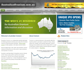 australianuranium.com.au: Australian Uranium - Uranium Stocks Charts Companies Research
