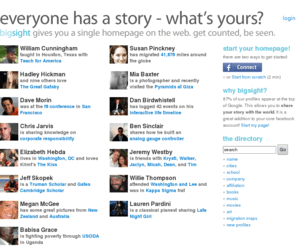 bigsight.org: bigsight - world's largest people directory:  get connected, be seen
