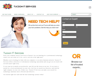 tucsonitservices.com: Tucson IT Services
Tired of searching for IT services? Let us do the exploration for you and connect you with our Tucson professionals. A free service from Tucson IT Services.