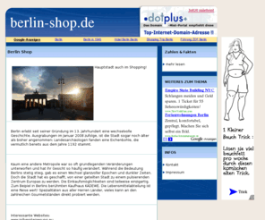 berlin-shop.de: Shops Berlin
Berlin Shop