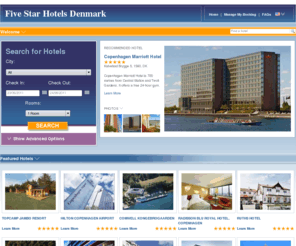 fivestarhotelsdenmark.com: Five Star Hotels Denmark a selection of five star hotels in Denmark
Find and book the best room rates on a wide range of five star hotels Denmark has available to reserve online