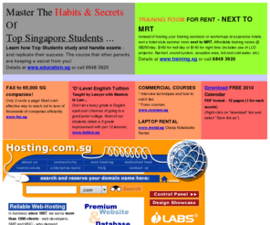 hosting.com.sg: Budget Hosting, Dedicated Server, Colocation in Singapore
iLABS hosting.com.sg provides NT, Linux, Cobalt and Unix web hosting on broadband networks web servers for customers over the world. Website design and e-commerce solutions.