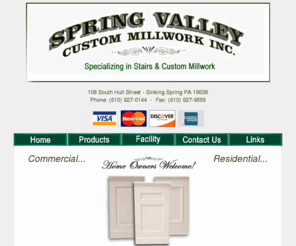 springvalleymillwork.com: Spring Valley Millwork - Sinking Spring Pennsylvania
Specializing in Stairs,Custom Millwork,Reproduction Mouldings,Custom Woodworking