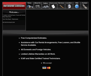 northtown-collision.com: Northtown Collision : Homepage (Midland, Michigan auto collision)
NorthTown Collision, a full-service Midland, Michigan auto body shop specializes in repairing vehicles to pre-accident condition.