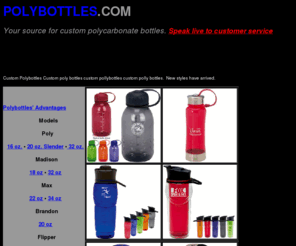 o-y.org: Logo Promotional Products, Promotional Gifts, Imprinted Items, Corporate Gifts, polybottles, Custom Polycarbonate sports bottles, Custom Logo Imprinted Trade Show,Business Gifts, Advertising Gifts, Promotional, Marketing Products, Lexan poly bottles custo
custom polycarbonate bottles poly bottles polly bottles polybottles pollybottles