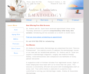 andrusdermatology.com: Andrus & Associates Dermatology, P.A.
Andrus Dermatology is the leading Dermatology provider in Raleigh, NC.