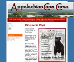 appalachiancanecorso.com: Appalachian Cane Corso - Cane Corso Dogs | Puppies | Breeders | Pennsylvania (PA)
