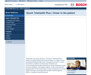 bosch-telehealth.co.uk: Bosch Worldwide
Bosch,Produkte,Leistungen,Service,Zündkerzen,Joint Venture,Geschäftsbereich,Umweltbericht,Forschung,Entwicklung,Tradition,Innovation,Innovationen,Karriere,Jobs,Lieferanten